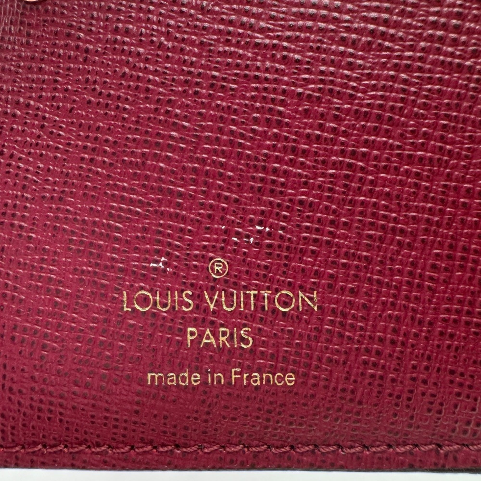 Louis Vuitton Pink Leather Wallet