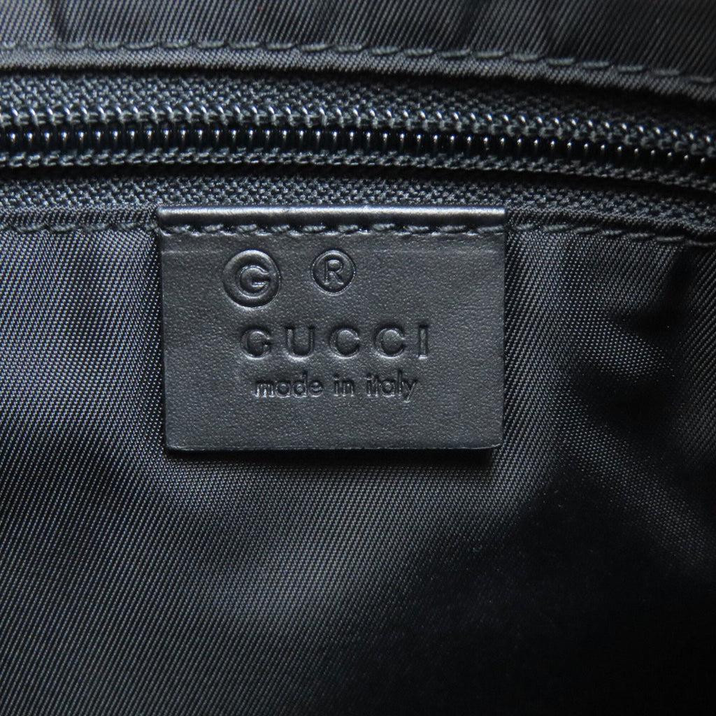 Gucci Black Nylon Canvas Shoulder Bag (Pre-Owned)