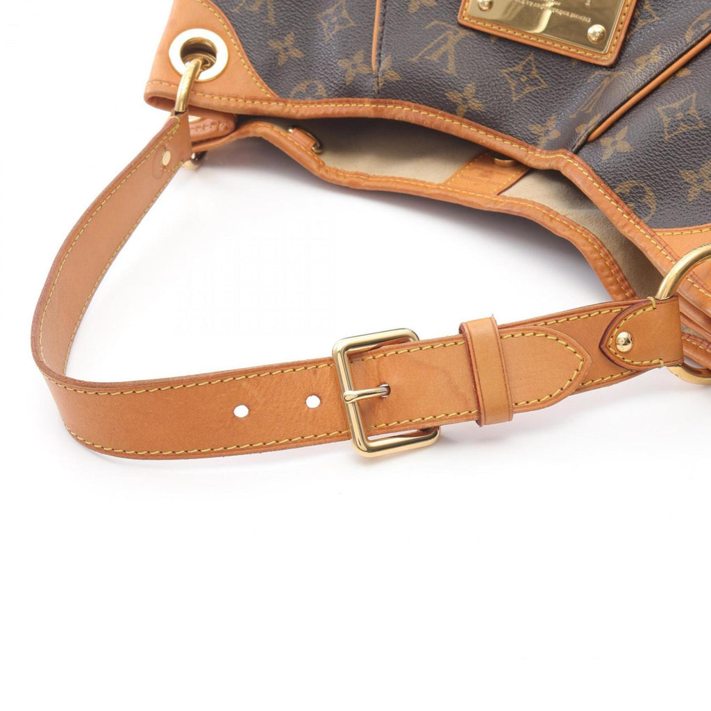 Louis Vuitton Brown Coated Canvas Leather Shoulder Bag