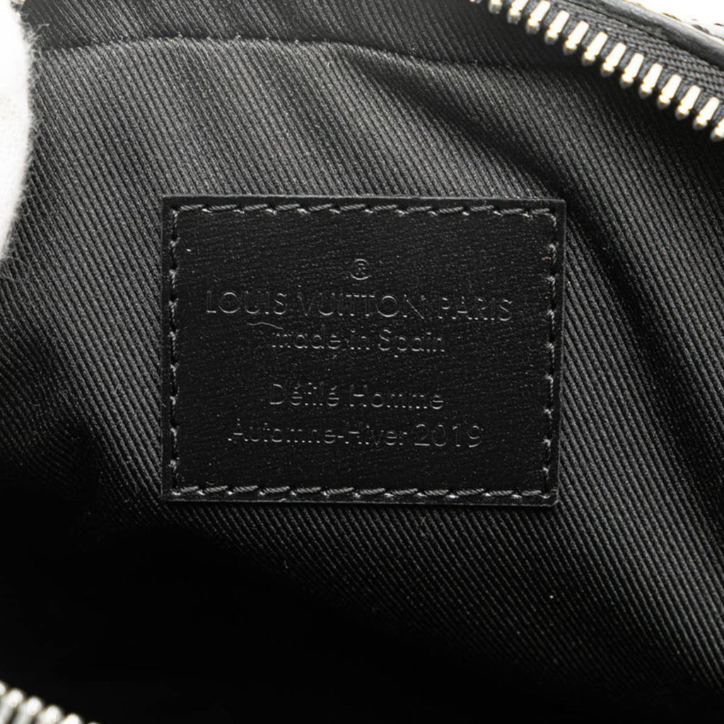 Louis Vuitton Black Leather Shoulder Bag