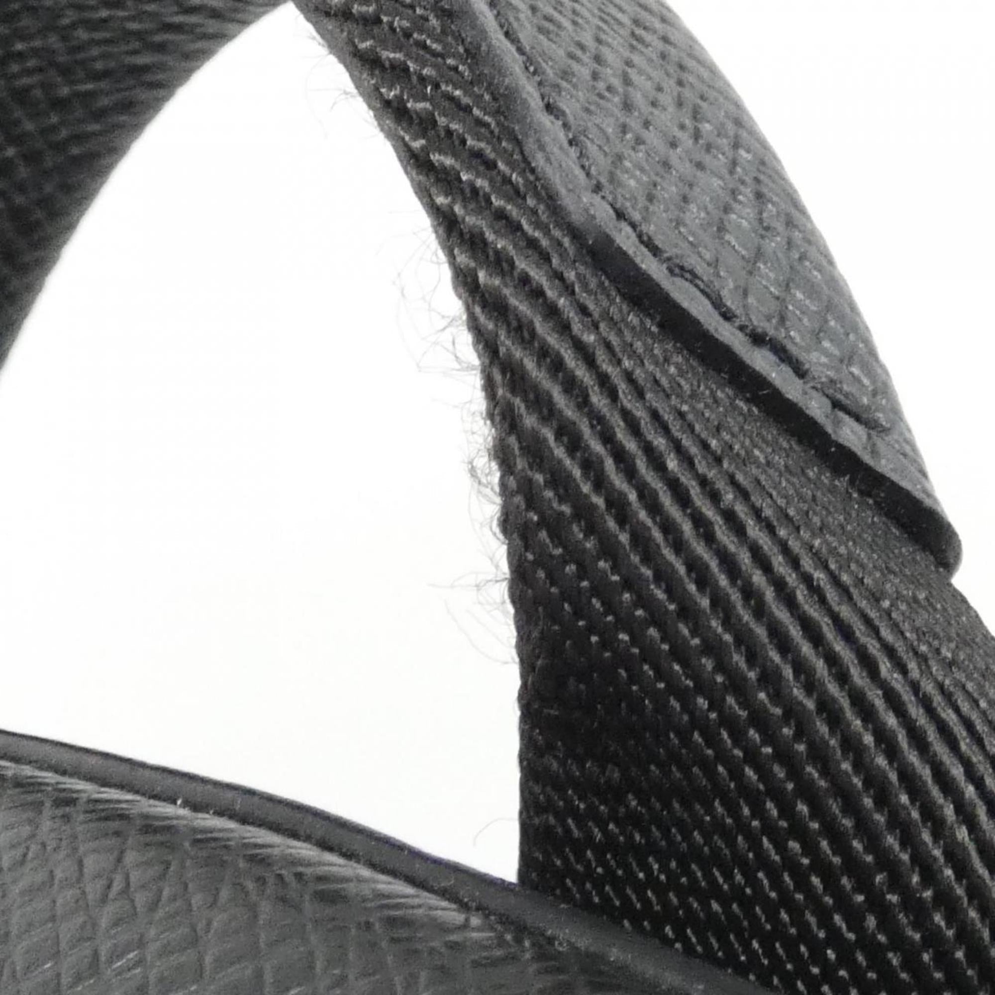 Louis Vuitton Black Leather Backpack