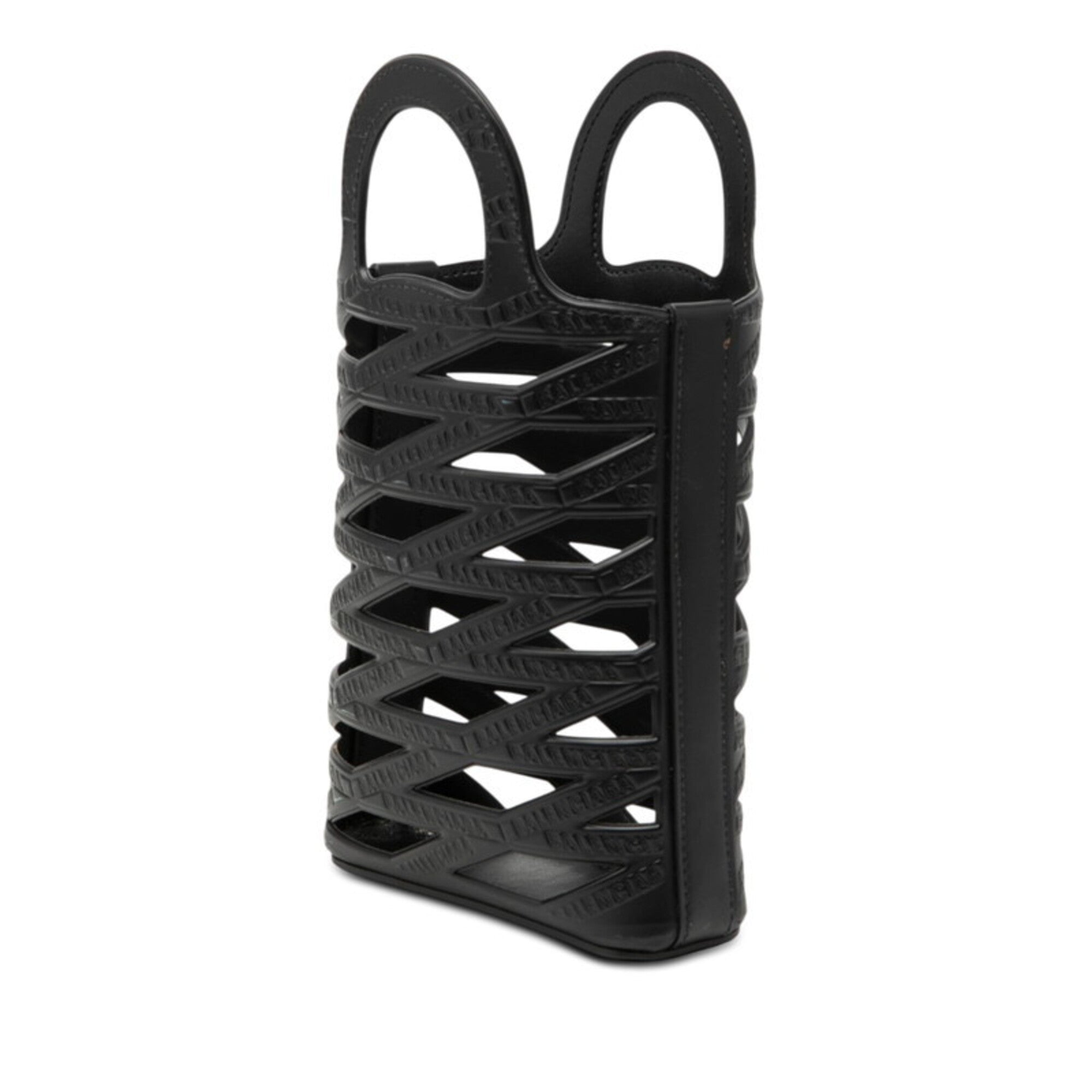 Balenciaga Black Leather Handbag Shoulder