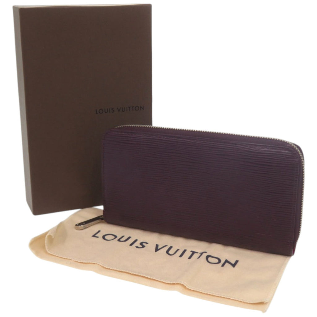 Louis Vuitton Purple Epi Leather Long Wallet