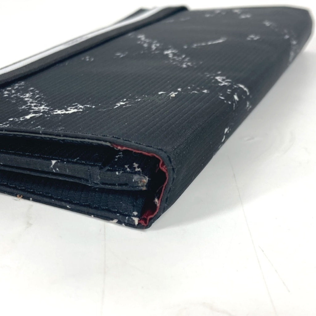 Chanel Black Nylon Long Wallet (Bi-Fold)