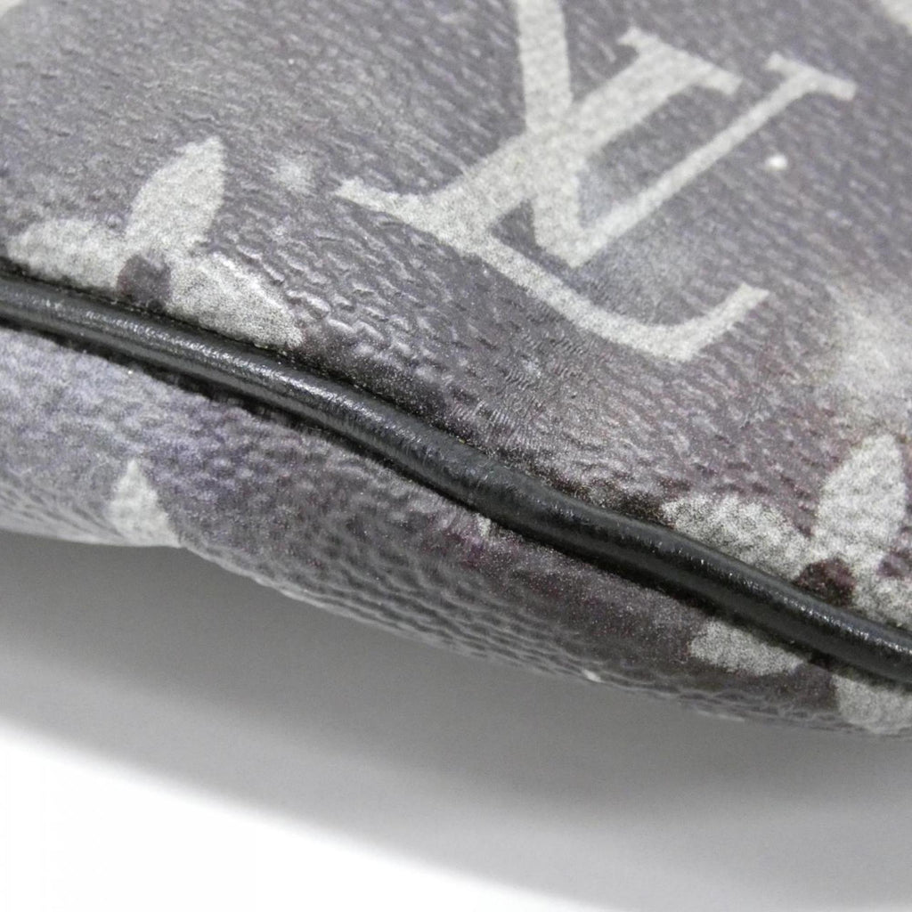 Louis Vuitton Black Coated Canvas Shoulder Bag
