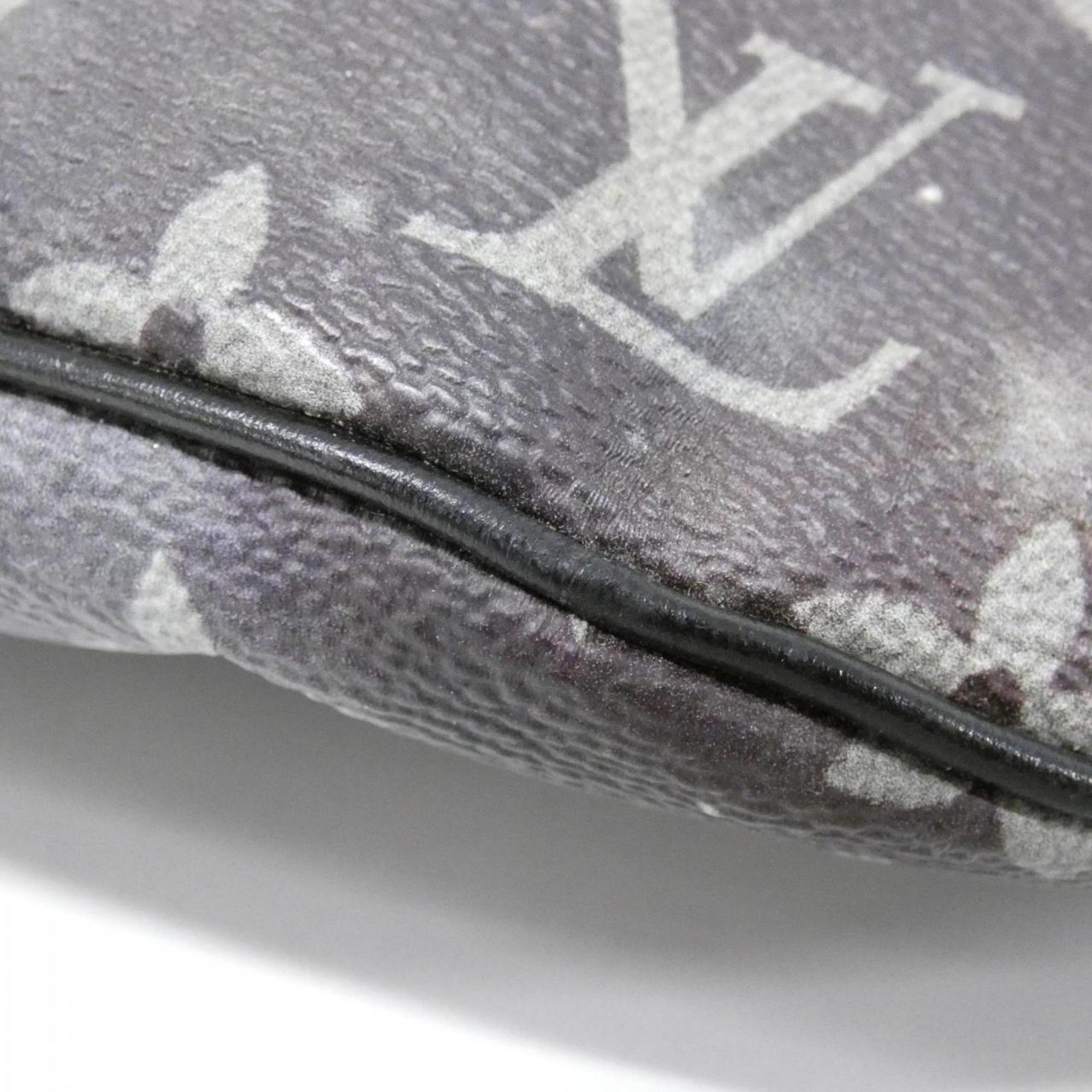 Louis Vuitton Black Coated Canvas Shoulder Bag