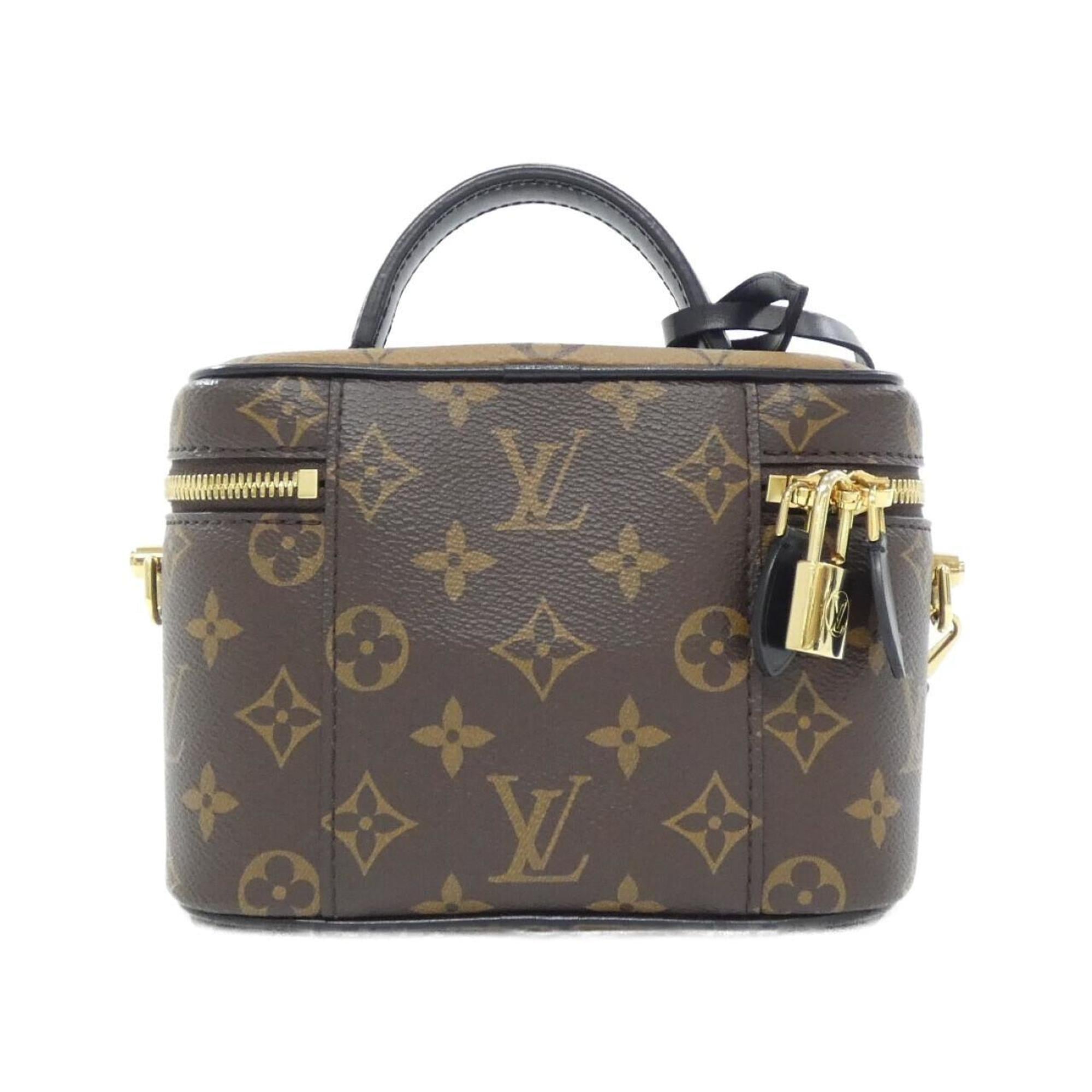 Louis Vuitton Marron Coated Canvas Handbag