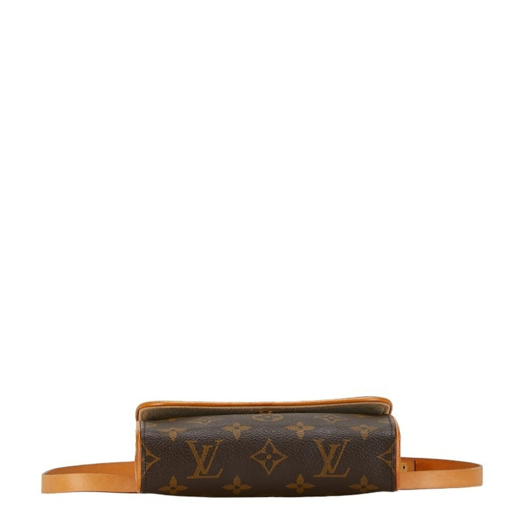 Louis Vuitton Monogram Brown Pvc Leather Pochette Sling Bag