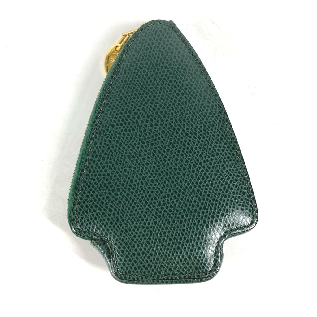 Celine Green Leather Pouch