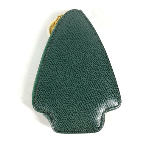 Celine Green Leather Pouch