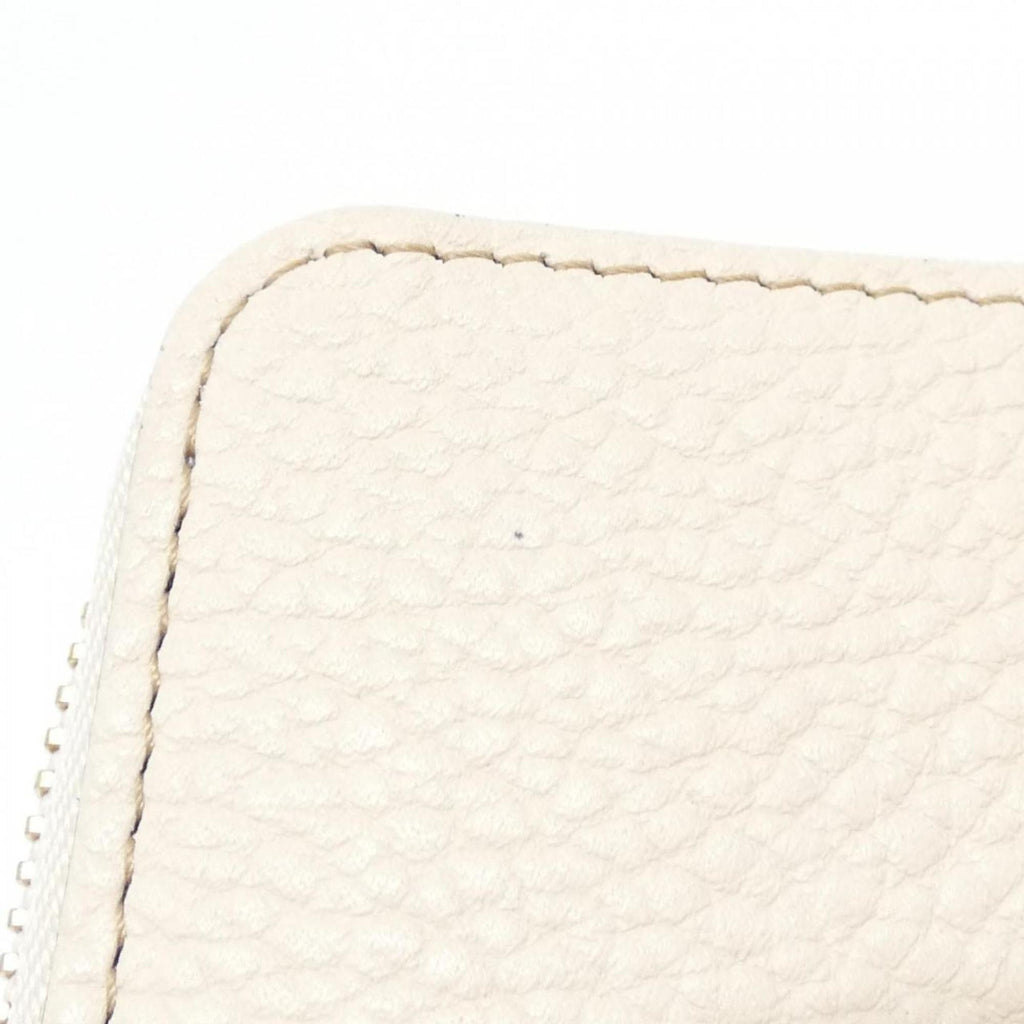 Louis Vuitton Cream Leather Long Wallet