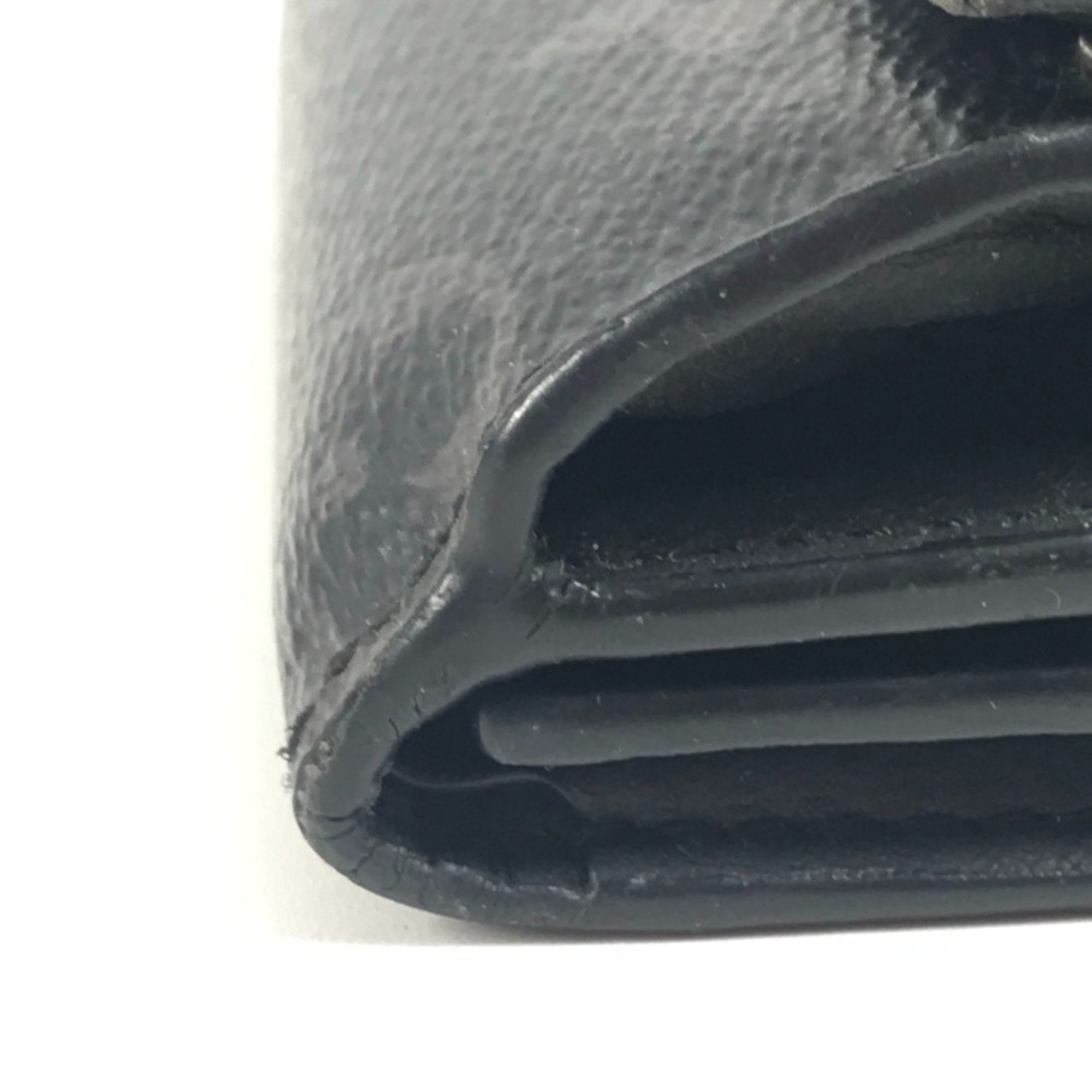 Louis Vuitton Black Gray Monogram Eclipse Canvas Wallet (Tri-Fold)