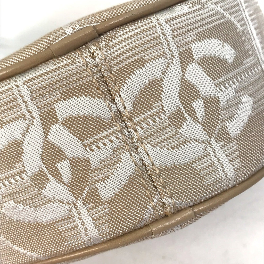 Chanel Beige Cloth Pouch