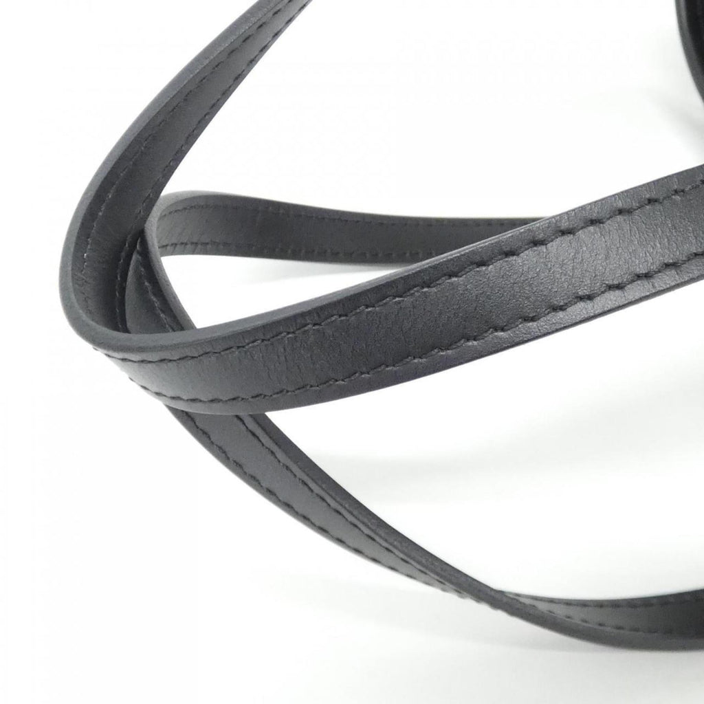 Louis Vuitton Black Leather Shoulder Bag