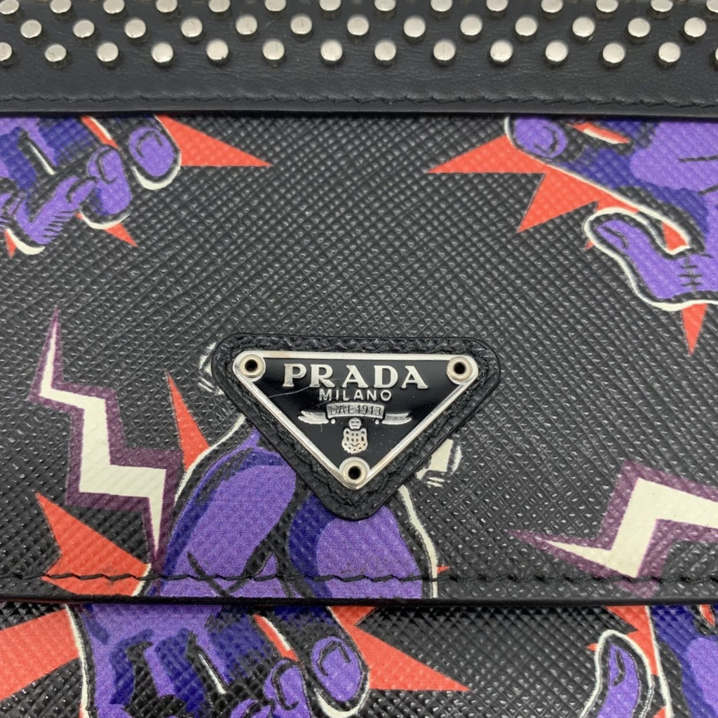 Prada Black Leather Shoulder Bag