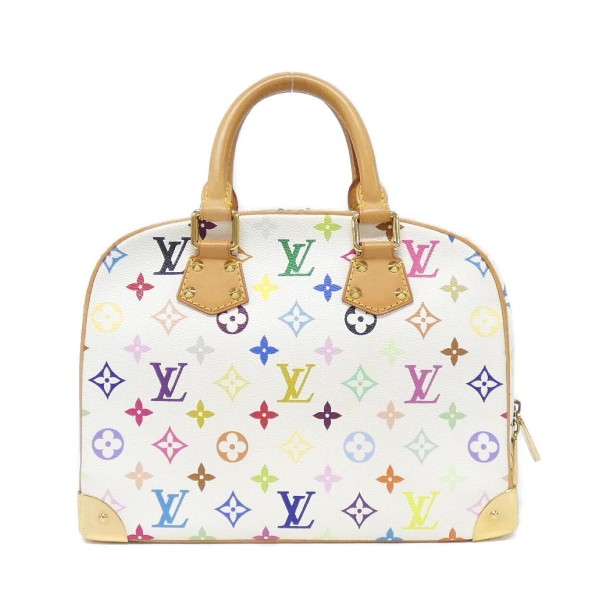 Louis Vuitton White Coated Canvas Handbag