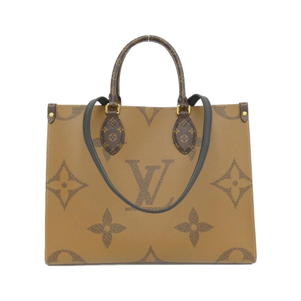 Louis Vuitton Marron Coated Canvas Handbag