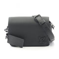Louis Vuitton Black Leather Shoulder Bag