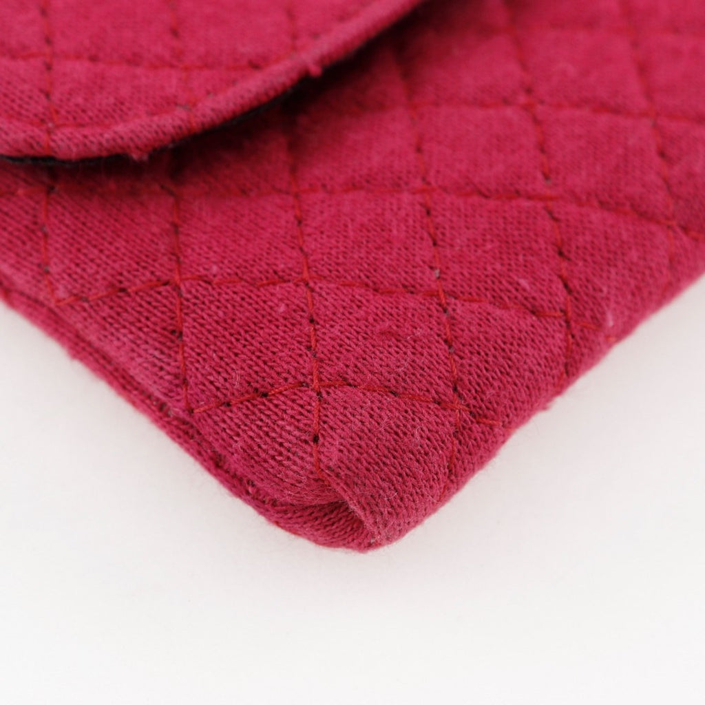 Chanel Pink Cotton Pouch Shoulder Bag