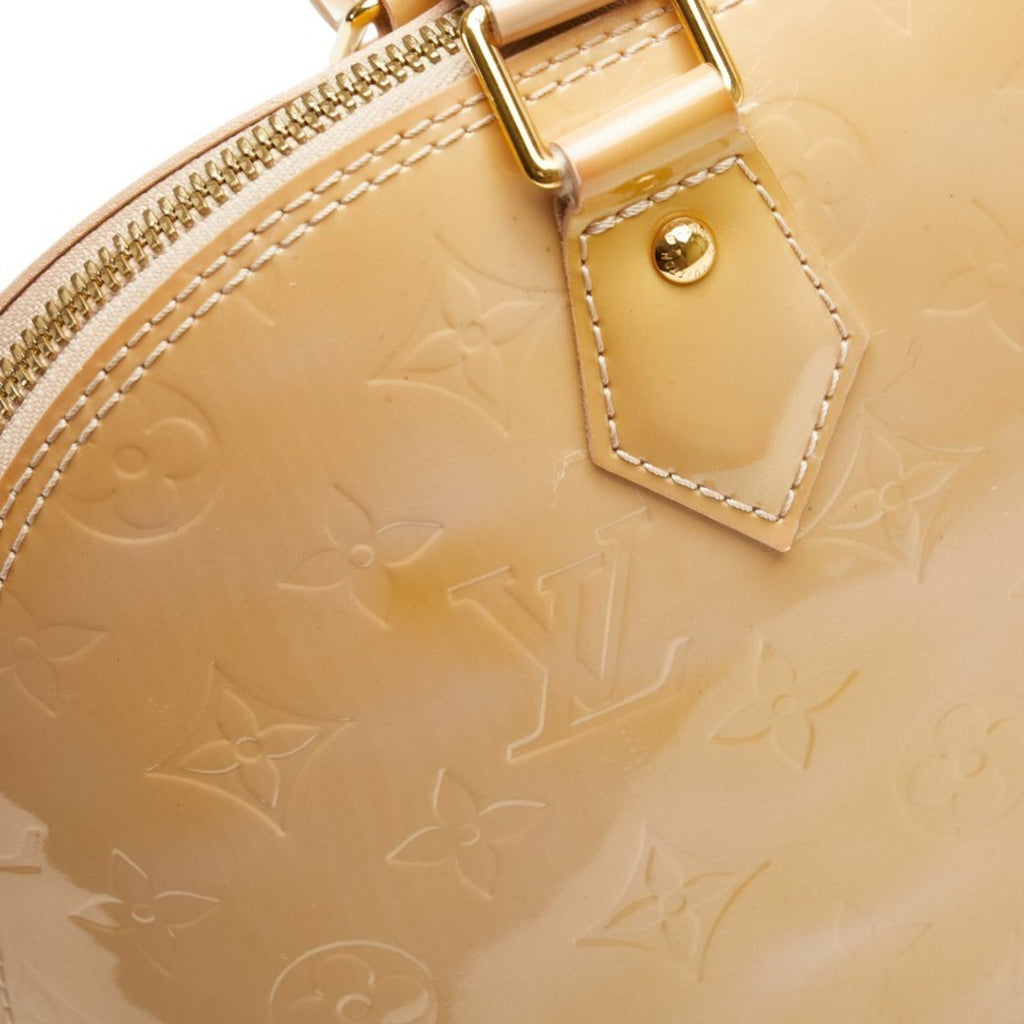 Louis Vuitton Beige Poodle Monogram Vernis Handbag