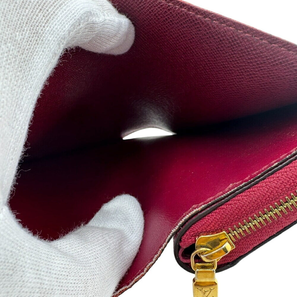 Louis Vuitton Pink Leather Wallet
