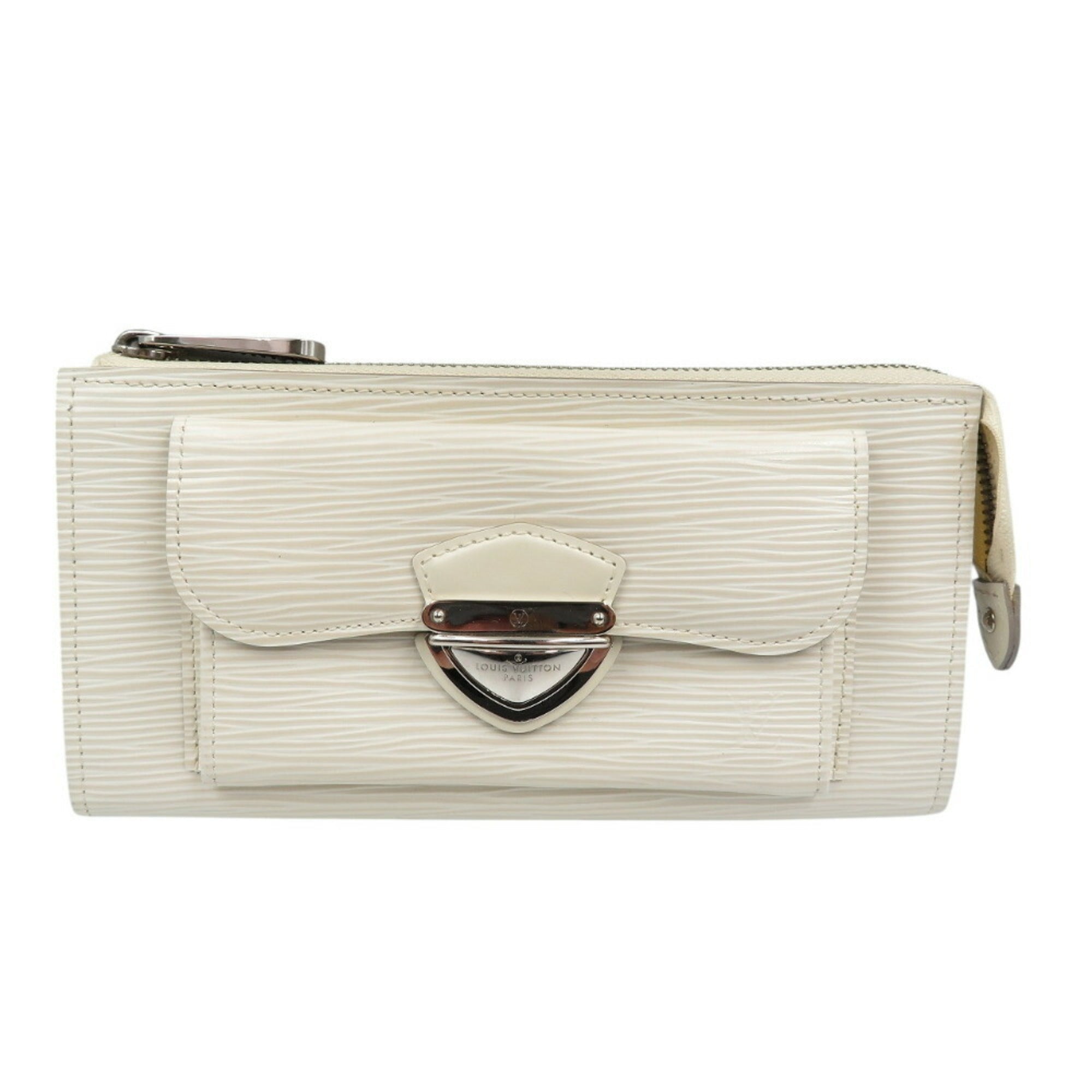 Louis Vuitton Lv Off White Epi Leather Coin Purse/Coin Case