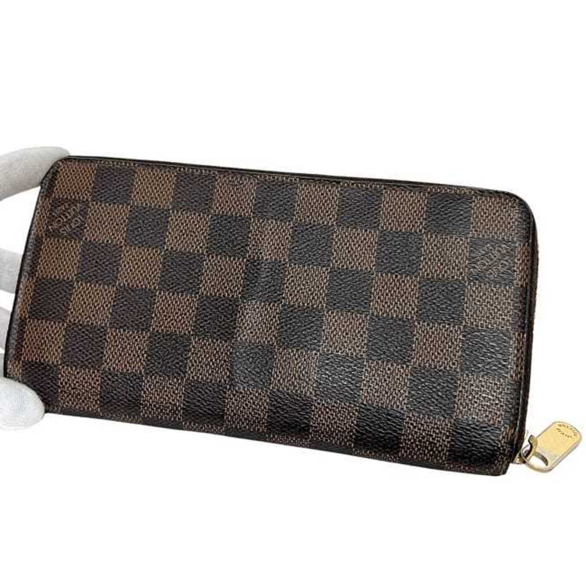 Louis Vuitton Damier Brown Damier Canvas Ebene Damier Canvas Coin Purse/Coin Case