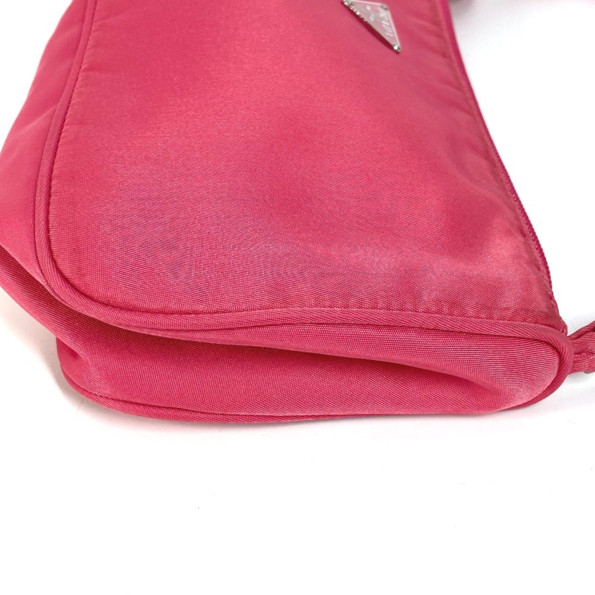 Prada Pink Nylon Handbag Shoulder Bag