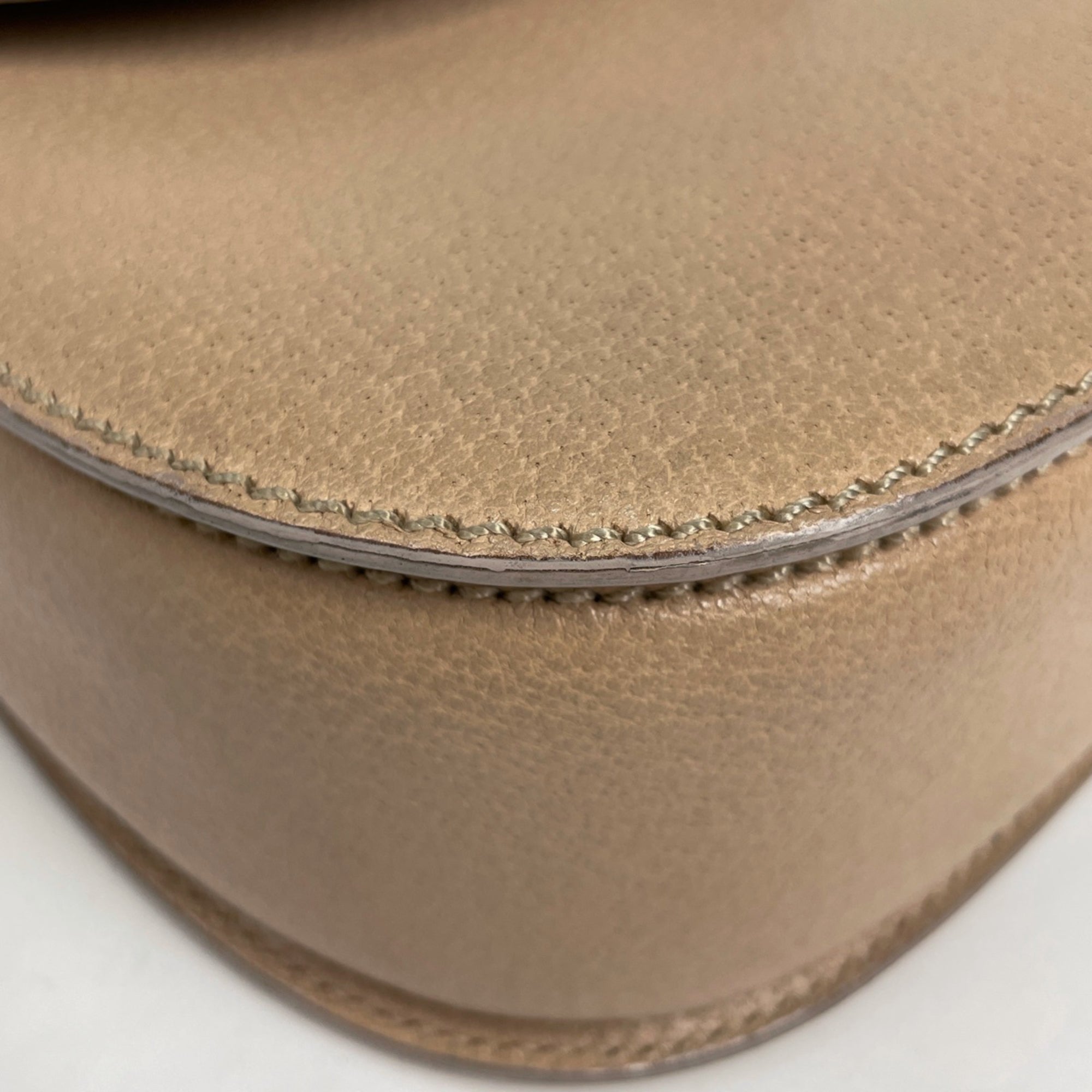 Gucci Beige Leather Handbag (Pre-Owned)