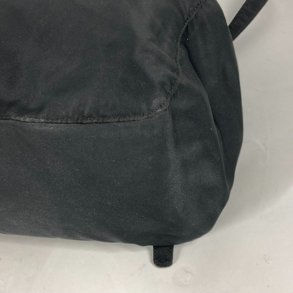 Prada Black Cloth Backpack