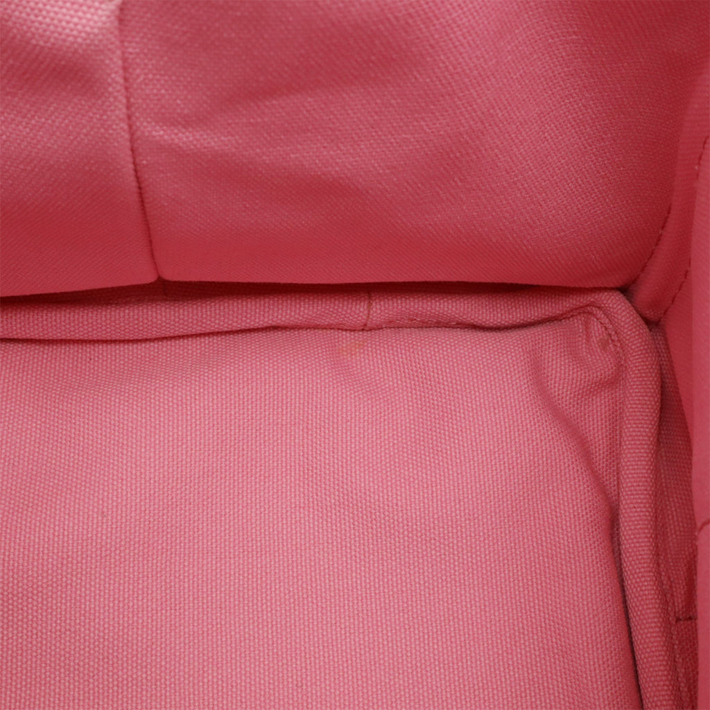 Prada Canapa Pink Canvas Handbag Tote Bag