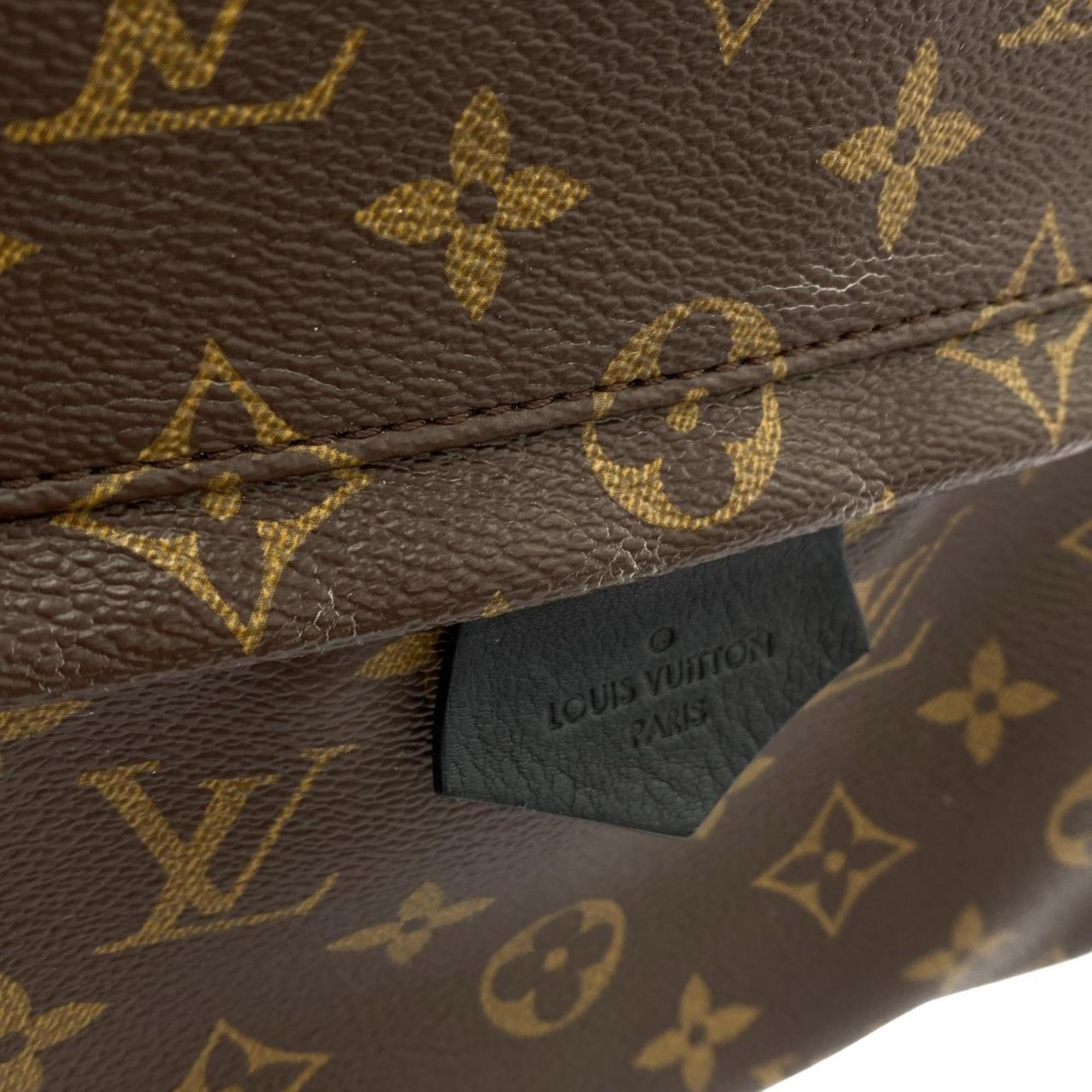 Louis Vuitton Brown Coated Canvas Backpack