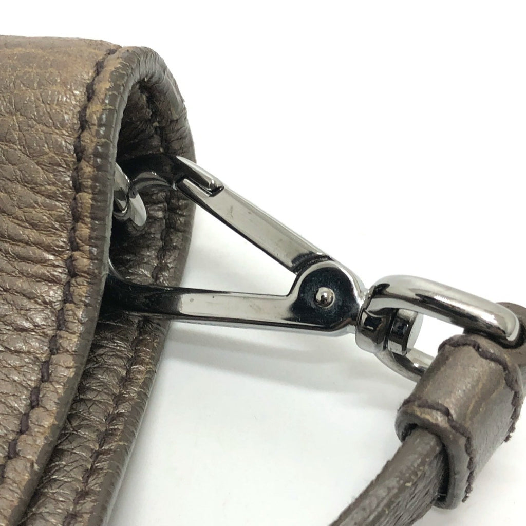 Prada Brown Leather Tote Bag
