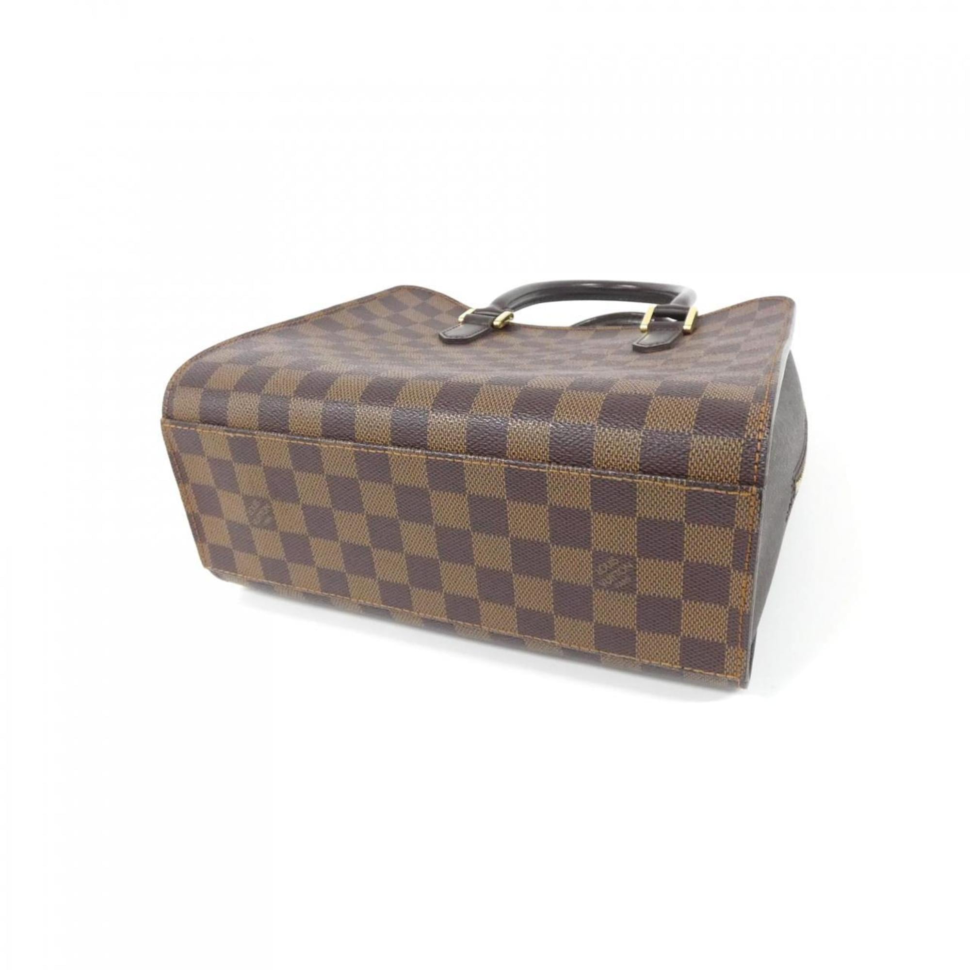 Louis Vuitton Ebene Coated Canvas Handbag