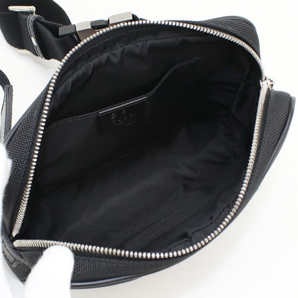 Gucci Black Canvas Sling Bag (Pre-Owned)