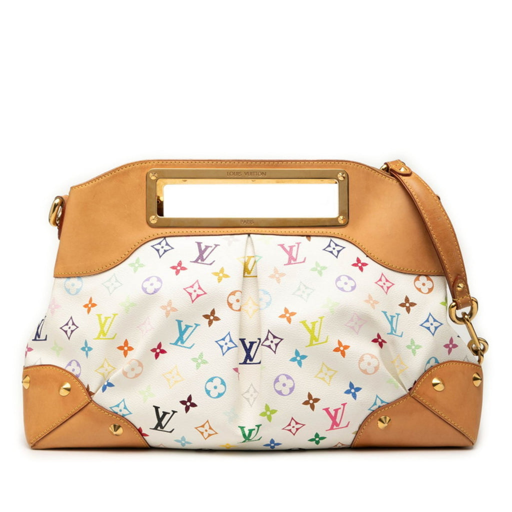 Louis Vuitton Blanc White Pvc Leather Handbag Shoulder Bag