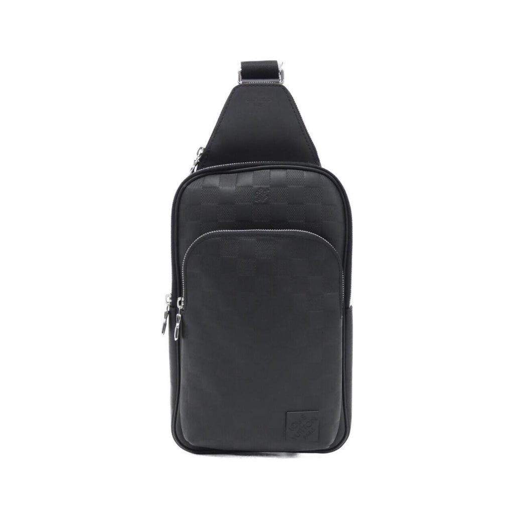 Louis Vuitton Black Leather Sling Bag
