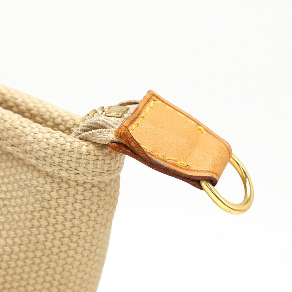 Louis Vuitton Beige Red Color Canvas Shoulder Bag Tote Bag