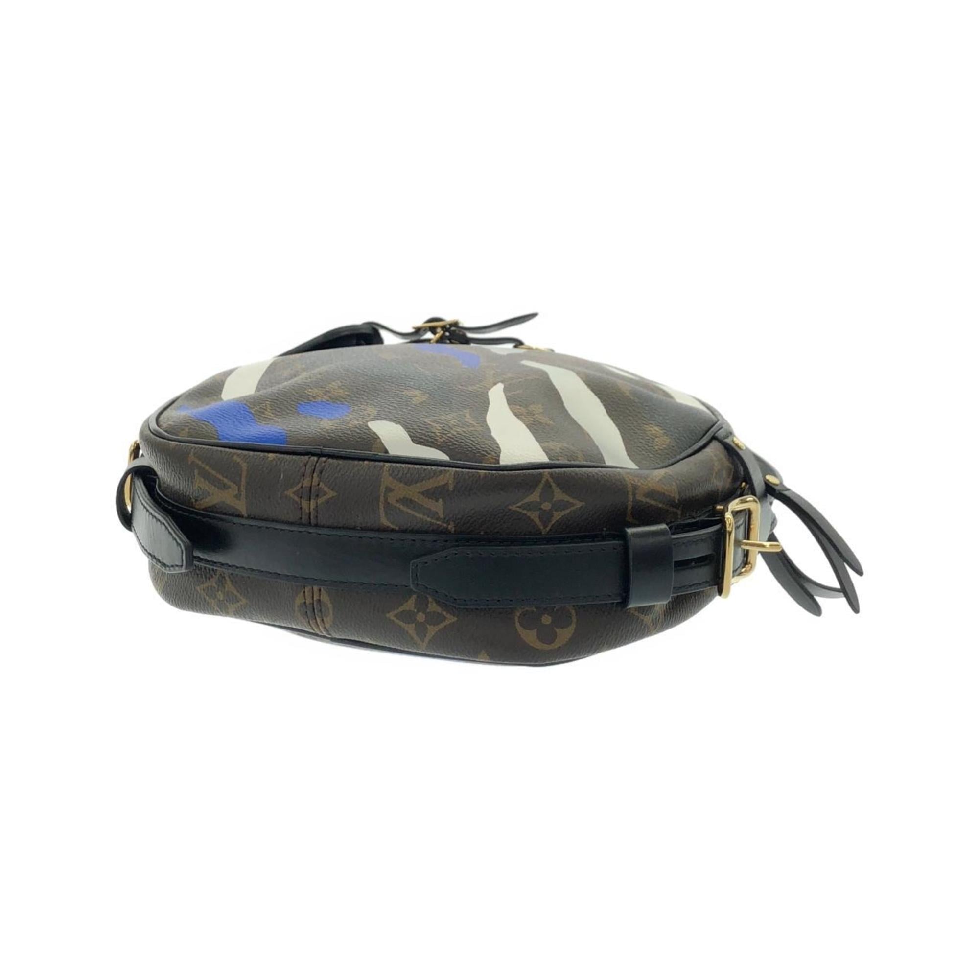 Louis Vuitton Brown Coated Canvas Shoulder Bag