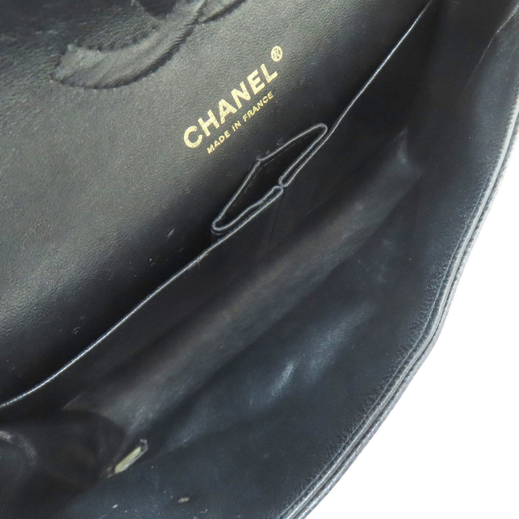 Chanel Black Leather Shoulder Bag