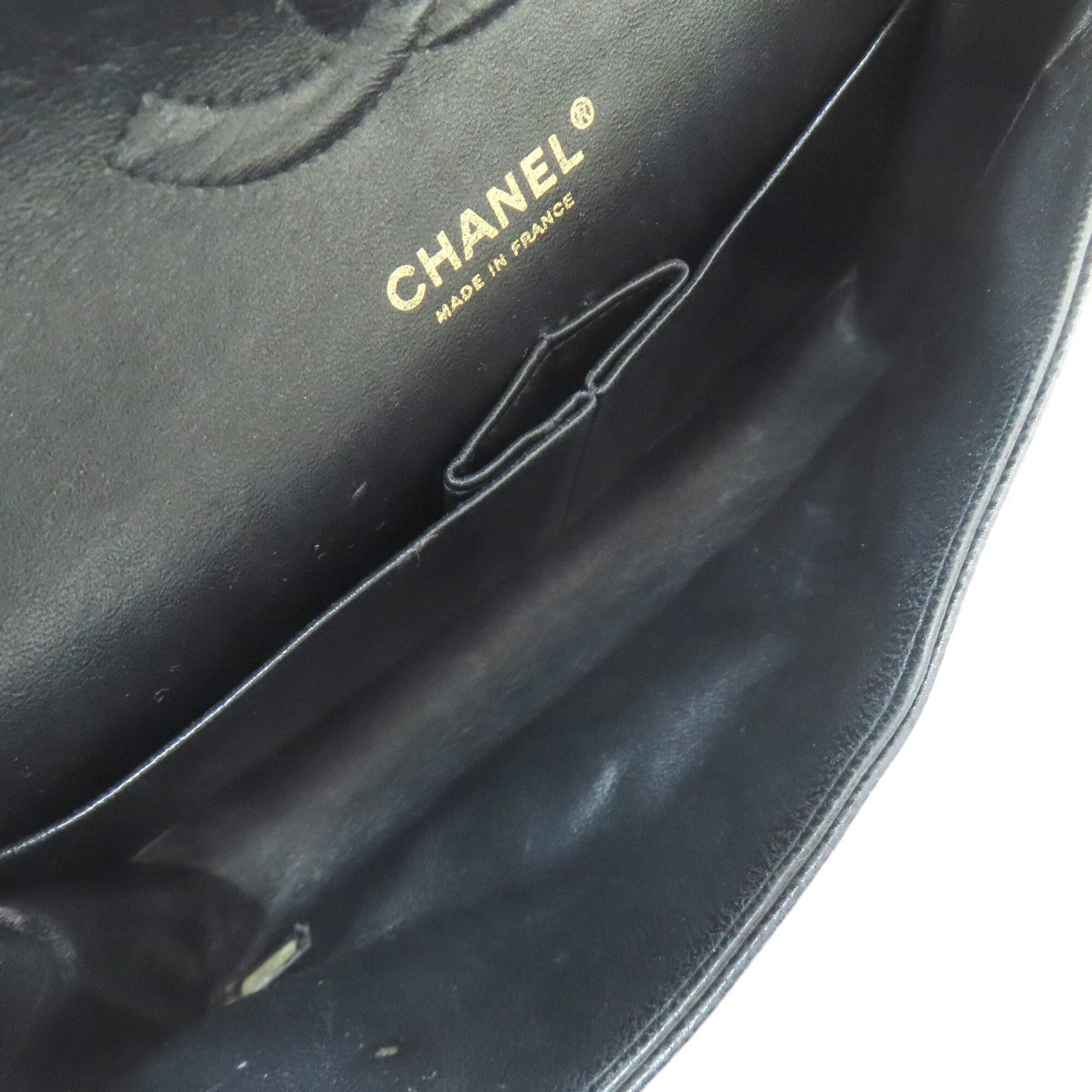 Chanel Black Leather Shoulder Bag