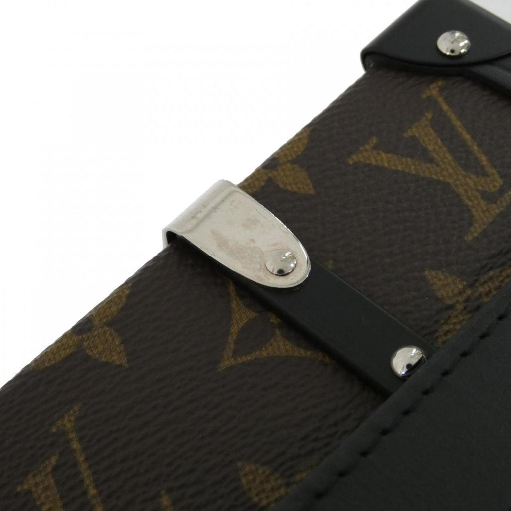 Louis Vuitton Marron Coated Canvas Chain/Shoulder Wallet
