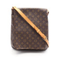 Louis Vuitton Brown Coated Canvas Pvc Leather Shoulder Bag