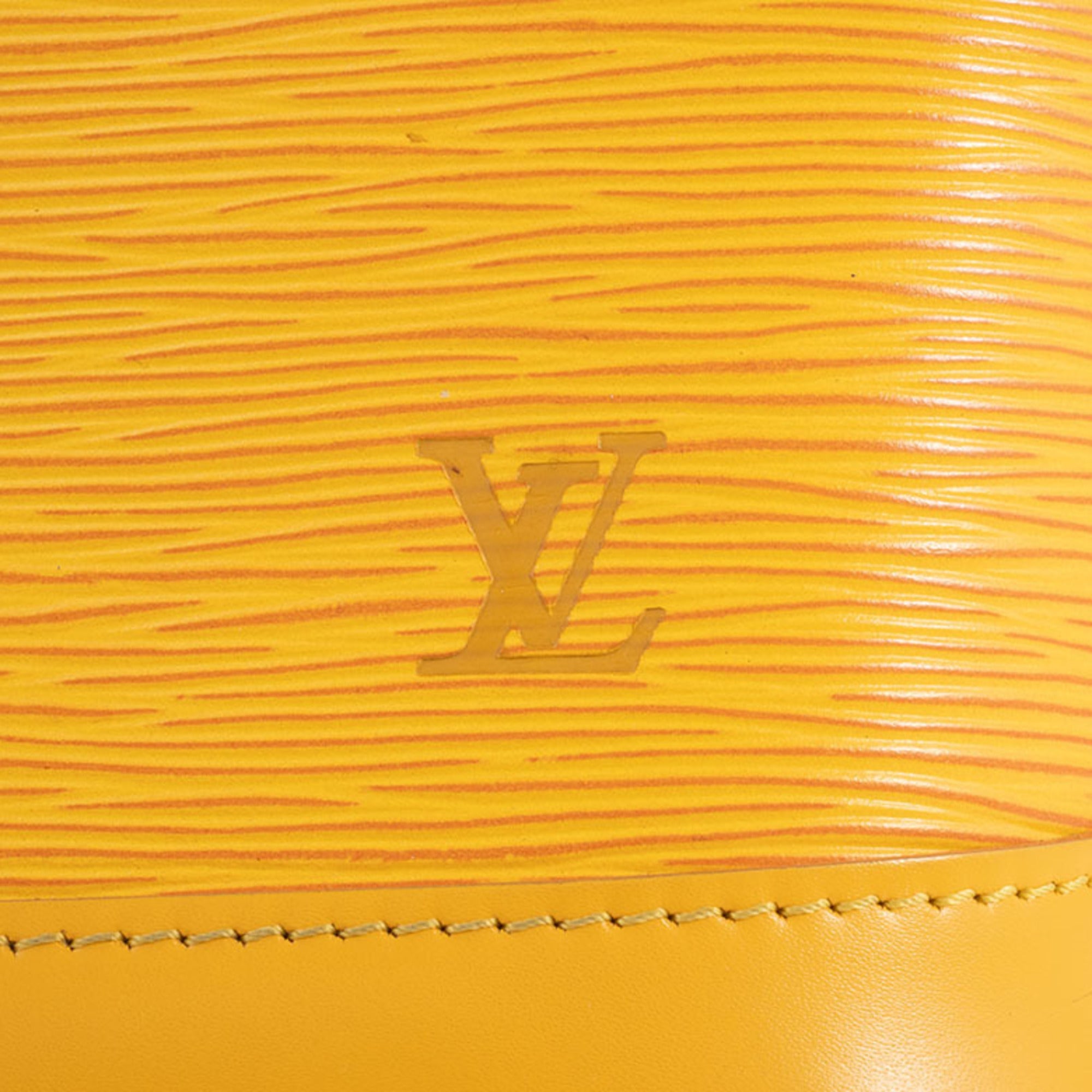 Louis Vuitton Yellow Epi Leather Handbag