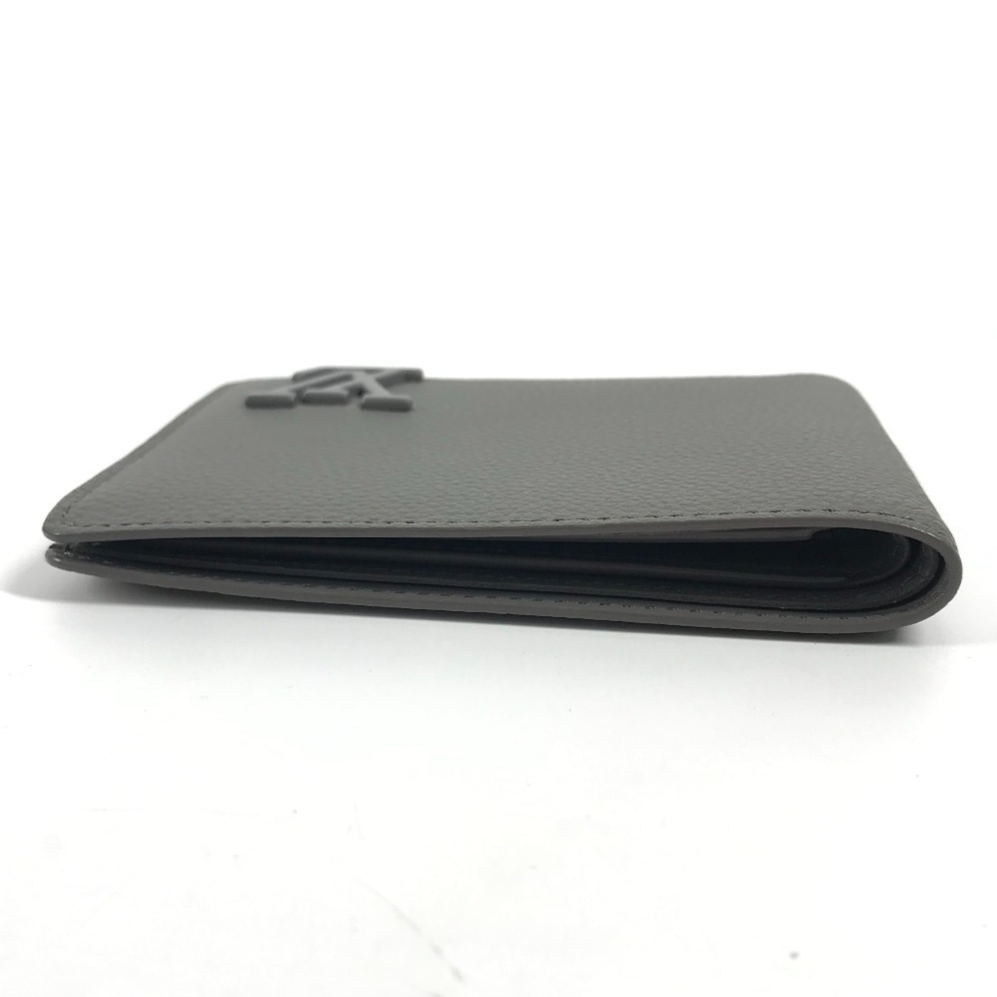 Louis Vuitton Gray Leather Wallet