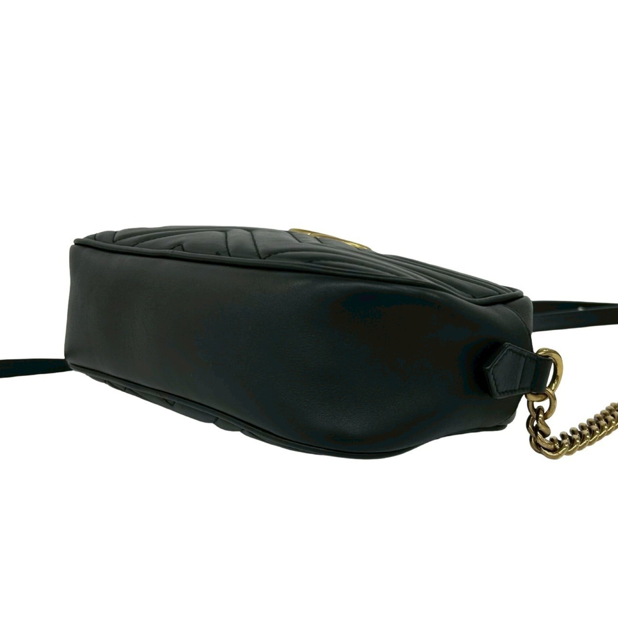 Gucci Black Leather Shoulder Bag (Pre-Owned)