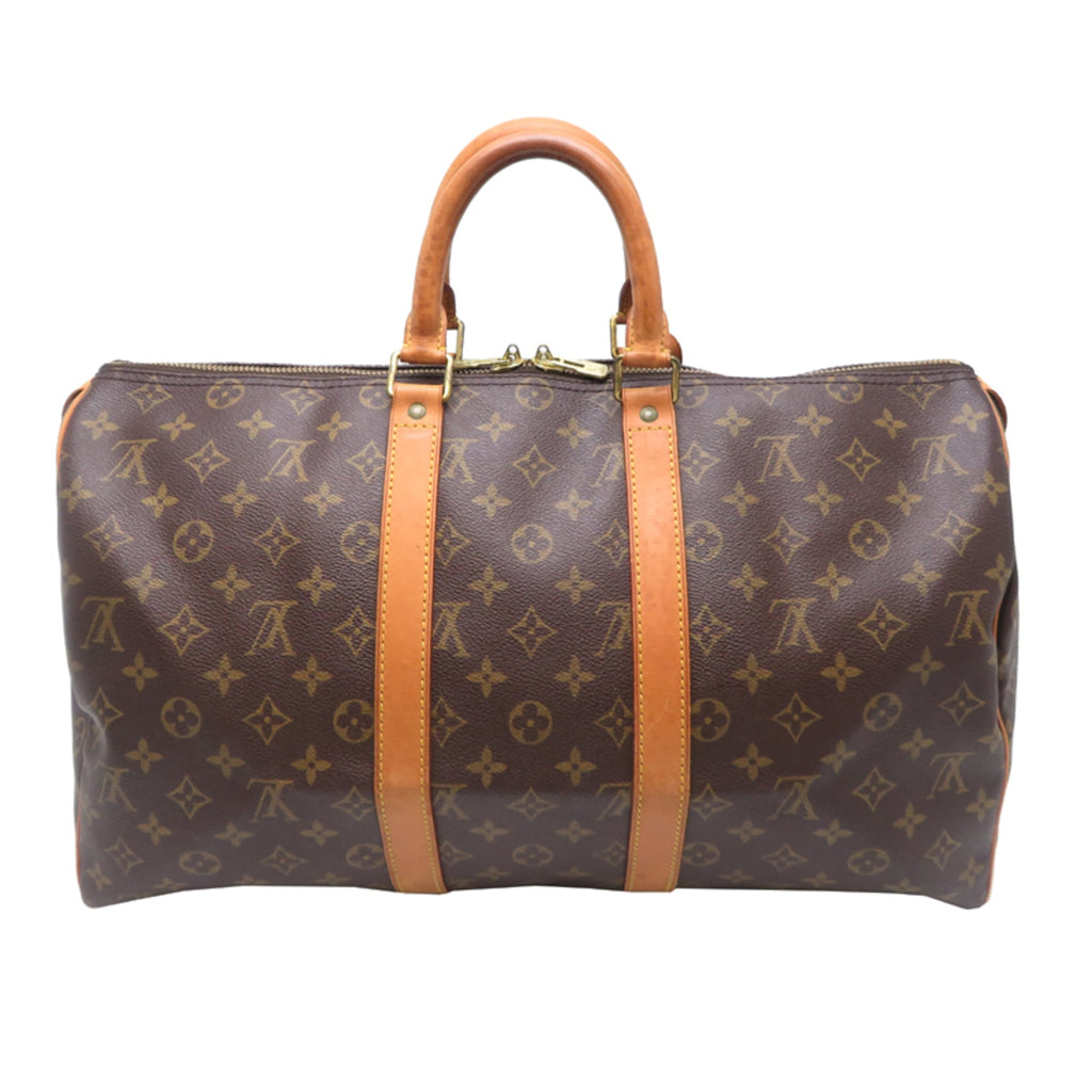 Louis Vuitton Brown Monogram Boston Bag