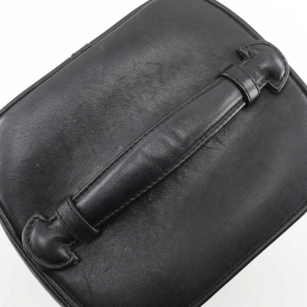 Chanel Black Leather Handbag Pouch