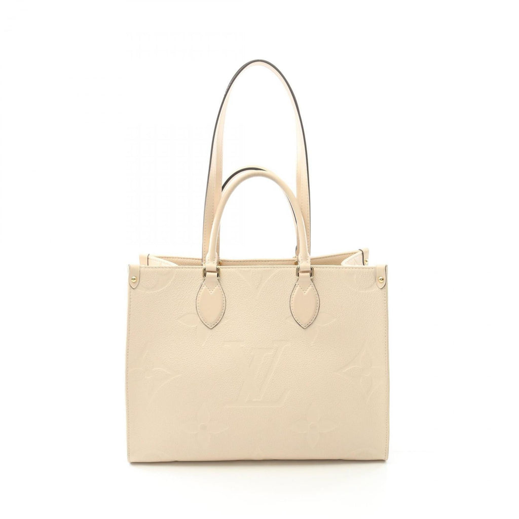 Louis Vuitton Cream Ivory Monogram Empreinte Tote Bag