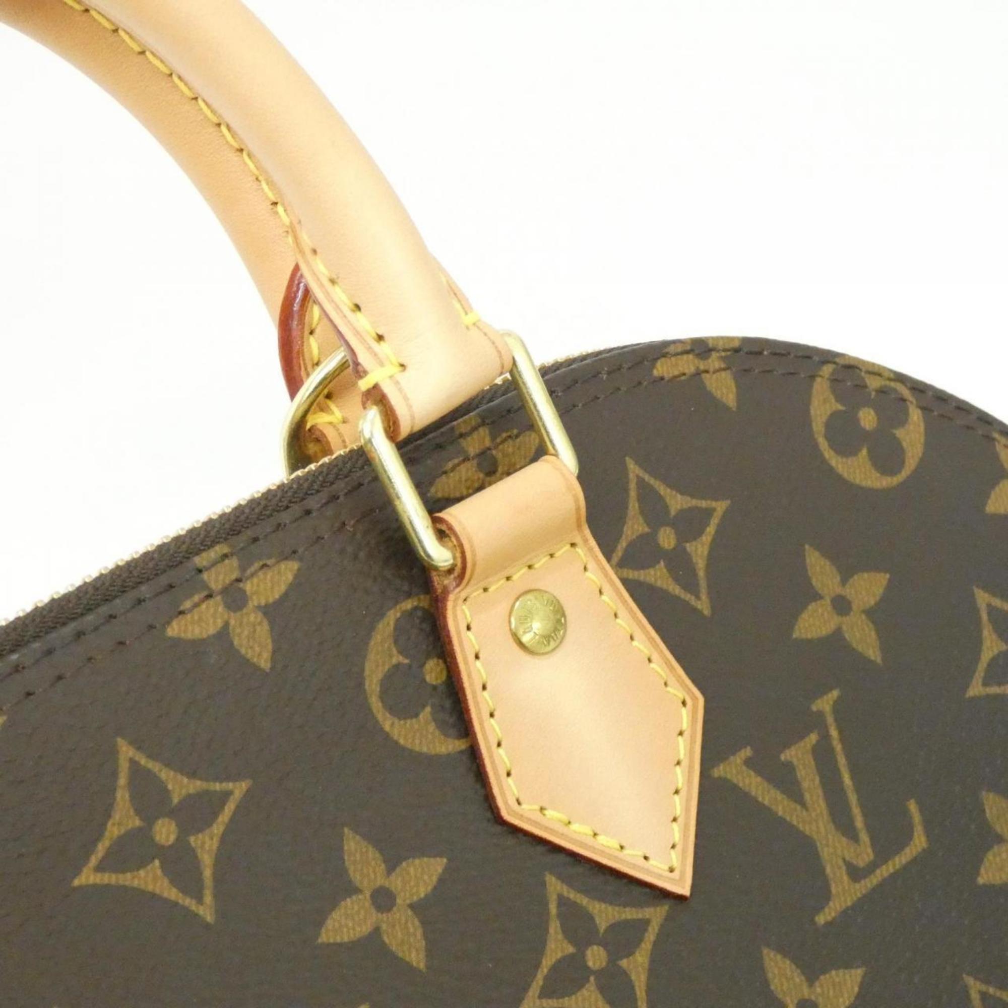 Louis Vuitton Marron Coated Canvas Handbag